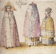 Albrecht Durer Three Mighty Ladies From Livonia USA oil painting reproduction